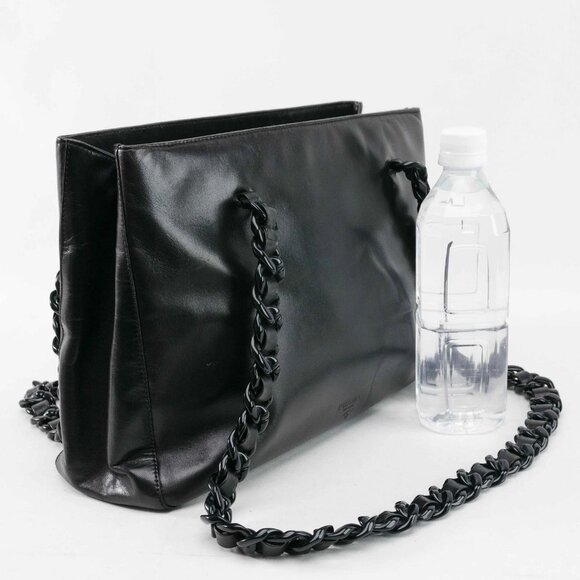 Prada Classic Nappa Chain/Leather Woven Strap Bag - Picture 3 of 16